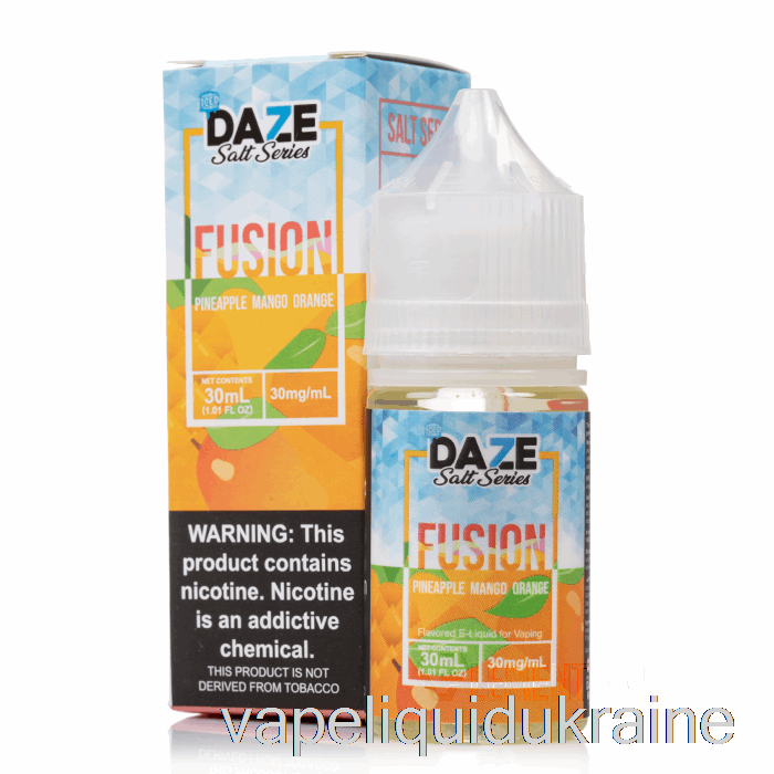 Vape Ukraine ICED Pineapple Mango Orange - 7 Daze Fusion Salt - 30mL 50mg